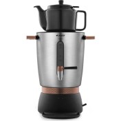 Resim Arçelik Se 9035 I Inox - Gri Porselen Demlik Semaver 