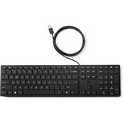 Resim HP 320K 9SR37AA Kablolu Türkçe USB Klavye Siyah 