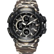 Resim Hanyang Camo Kahqi Smael Spor Izle Erkekler Için Yeni Çift Zaman Göstergesi Erkek Saat Su Geçirmez Şok Dayanıklı Kol Saati Dijital 1708 Askeri Izle Erkekler (Yurt Dışından) 