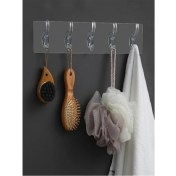 Resim Sebat Home Yakut Şeffaf Silikon Yapışkanlı Askı 