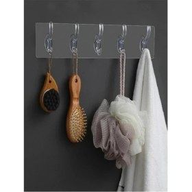 Resim Sebat Home Yakut Şeffaf Silikon Yapışkanlı Askı 