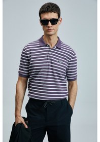 Resim Lufian Erkek Polo Yaka T Shirt 111040227 Mürdüm Mürdüm 
