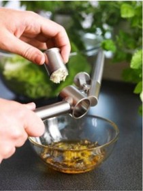 Resim Via Koncıs Sarımsak Ezici, Paslanmaz Çelik 