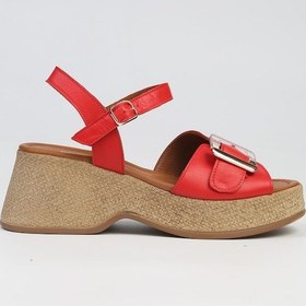 Resim Pierre Cardin Pc-7209- 3807 Kirmizi-kadın Dolgu Topuklu Ayakkabı 001 
