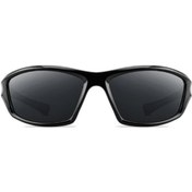 Resim Ximistore9 Erkek Spor Güneş Gözlüğü - Polarize, Uv Koruma, Dayanıklı - Bisiklet, Yürüyüş, Koşu İçin Siyah Çerçeve Gri Lens Siyah 