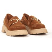 Resim Dericlub 7888 Gerçek Deri Kadın Oxford Ayakkabı 