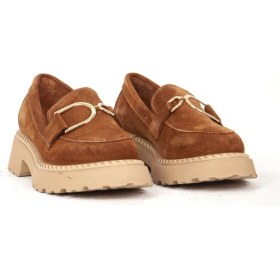 Resim Dericlub 7888 Gerçek Deri Kadın Oxford Ayakkabı 