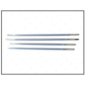 Resim Toyota Corolla Uyumlu 2002-2007 Krom Cam Çıtası 4 Parça Paslanmaz Çelik 