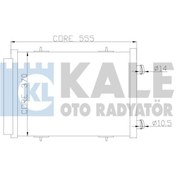 Resim KALE 385400 Kondanser (Peugeot: 207 / Citroen: C2-C3 1.6 16V 1.6Hdi) 6455EK (WA355197) 