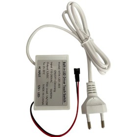 Resim 220 Volt Girişli Dokunmatik Touch Ayna Arkası Sensör 12v 1a Banyo Aynası Sensörü Mobilya Sensörü 
