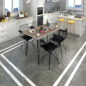 Resim Kenz Life Knsz Masa Sandalye Takımı HEM75MAZLUM Crdsyh 100*070 Klç 4 Sandalye Syhsyh Kolçaklı 