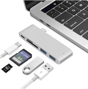 Resim Blueway Type-c Usb 3.0 Çoklayıcı Kart Okuyucu Çevirici Macbook Bw3178 