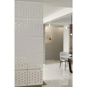 Resim Kayasan Ahşap Kayasan ® Lazer Kesim Sarkıt Paravan, Ahşap Seperatör, Oda Ayırıcı 4'lü Panel Levha Seti 