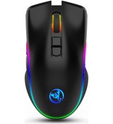 Resim Mufunye Hxsj T26 Kablosuz Oyun Faresi - 2400 Dpı, 7 Tuşlu, Rgb Aydınlatmalı, Şarj Edilebilir, Pc/mac Uyumlu 001 