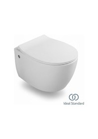 Resim Ideal Standard Strada O Z266302 Yavaş Kapanan Klozet Kapağı, Beyaz, Metal Menteşeli Beyaz 