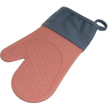 Yifomall Gripli Silikon Fırın Eldiveni -40 C İle 230 C Arası Sıcaklığa Dayanıklı, Tekli Paket, Gri Renk EP83