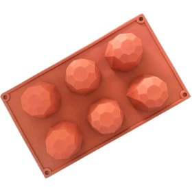 Resim 6 Lı Kesimli Yuvarlak Silikon Kalıp NOCOLOR-466DCFD2 ECMELNM548 