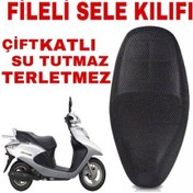 Resim Honda Spacy Motosiklet Sele Koltuk Kılıfı 3D Çift Katlı File (541104690) 