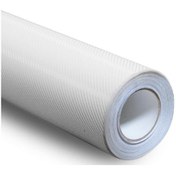 Resim 152Cm X 1M Beyaz Karbon Folyo Hava Kanallı Karbon Folyo (499557465) 