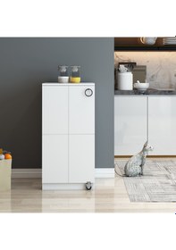 Resim Nur Mobilya Çok Amaçlı Kiler Dolabı Beyaz 