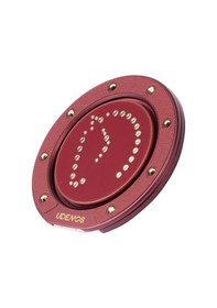 Resim Udemos Wind Serisi Freeflow 360 Derece Dönebilen Magnetik Ring Stand Telefon Tutucu Kırmızı 