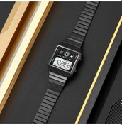 Resim Skmeı 2450 Erkekler İş Çok Fonksiyonlu Saat Casual Su Geçirmez Kare Elektronik Saat Siyah Çok Renkli 