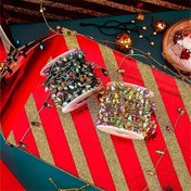 Resim Miniatur Plastik Ampul Dize Işıkları Bebek Evi ve Model Sahne için - Karışık Renkli Simli DIY El Sanatları Dekorasyonu, Noel Partisi Aksesuarları, Minyatür Sahne Süslemeleri, Bayramlık Bebek Evi Dekoru | Canlı Dekorasyon Parçaları, Bebek Evi Minyatürleri 