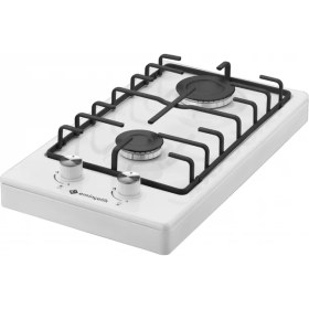 Resim Eminçelik Sh 4120 We30 Set Üstü Emaye Beyaz Domino Ocak 