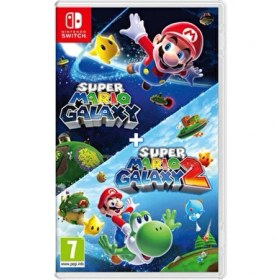 Resim Nintendo Switch Super Mario Galaxy + Super Mario Galaxy 2 Aksiyon Macera Oyunu Genel Dil Desteği 