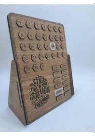 Resim Dükkan Design Ahşap Sonsuz Masa Takvimi 