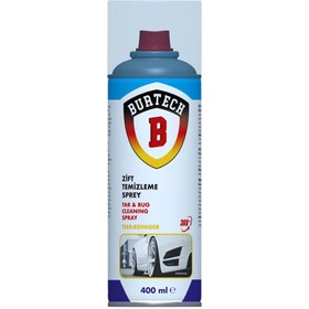 Resim Burtech Kaporta Zift Çözücü Sprey 400 Ml Zift Temizleyici 