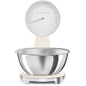 Resim Smeg 50's Style Retro KSF01CRWW Krem Analog Mutfak Tartısı 