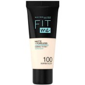 Resim Maybelline new york fit me matte+poreless fondöten - 100 warm ivory 