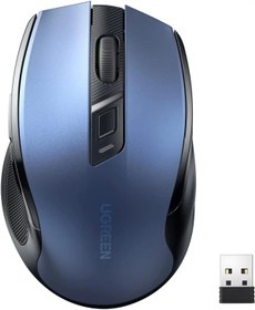 Resim Ugreen UGREEN 4000 DPI Ergonomik Sessiz Kablosuz Optik Mouse, Mavi, 15064 