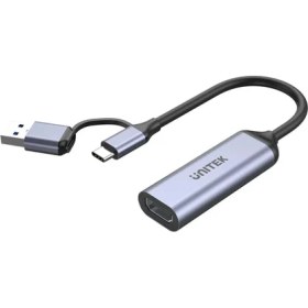 Resim Unıtek 4K Vıdeo Capture Kart HDMI To Usb-C/a (V1167A) 