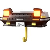 Resim Hangfox Kültürel Stiliyle Ev Dekorasyonu Zenginleştiren Abs Plastik Duvar Anahtar Tutucu, Işıklı Tasarım Ve Fonksiyonel Kanca 