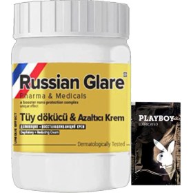 Resim Playboy Rusian Glare Nano 50 ml Rus Merhemi Tüy Dökücü Azaltıcı Krem + 1 Armağan Jel 