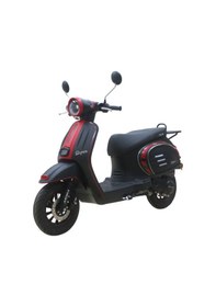 Resim Arora Super 50 CC Scooter Motosiklet Siyah Kırmızı 