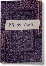 Resim Sufi Serisi 5 Bâki Olan Allah Tır A6 Çizgili Mini Defter Not Defteri Çok Renkli 