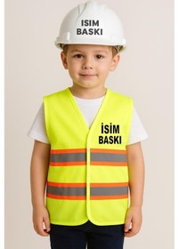 Resim Çocuk Reflektörlü Yelek Seti ( İsim Baskı Soru Kısmından Lütfen ) - Çocuk Reflektörlü Yelek Seti İsim Baskı Soru Kısmından Lütfen 