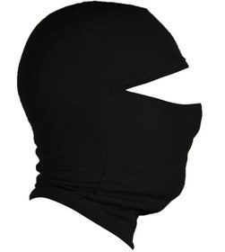 Resim Zeron Tasarım Motorcu Baskılı Kışlık Polar Kar Maskesi Siyah Bll2834 