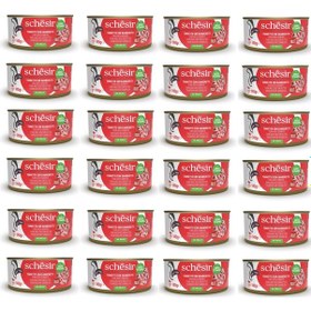 Resim Schesir Ton Ve Karidesli Tam Ve Dengeli Kedi Konserve Jöleli 140 Gr. X 24 Adet 