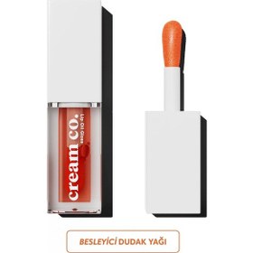 Resim Cream Co. Parlatıcı Nemlendirici Besleyici Dudak Bakım Yağı Lip Oil Gloss Passionfruit 
