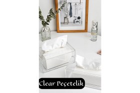 Resim Open Home 2'li Çok Amaçlı Şeffaf Peçetelik Set 