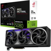 Resim ASUS-ROG-ASTRAL-RTX5080-16G-GAMING-NVIDIA-GEFORCE-RTX 5080-16GB GDDR7-256BIT--2XHDMI-3XDP-RGB-DLSS4 Ekran Kartı 