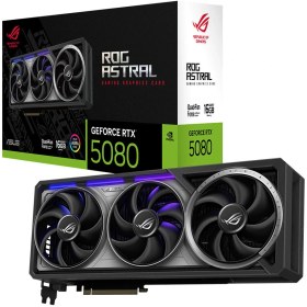 Resim ASUS-ROG-ASTRAL-RTX5080-16G-GAMING-NVIDIA-GEFORCE-RTX 5080-16GB GDDR7-256BIT--2XHDMI-3XDP-RGB-DLSS4 Ekran Kartı 