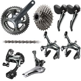 Resim Shimano Tiagra 4700 2x10 Grupset 52*36 175mm 11*32 