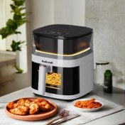 Resim 5l Akıllı Renkli Menüli Hızlı Pişirici, 10 Mod, Sesli Uyarı 