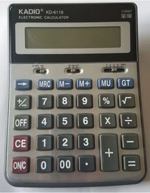 Resim OEM Kd-6118 12 Haneli Büyük Boy Hesap Makinesi 