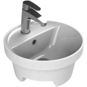 Resim Cerastyle Turkuaz Suit 38 CM Tezgahüstü Lavabo 